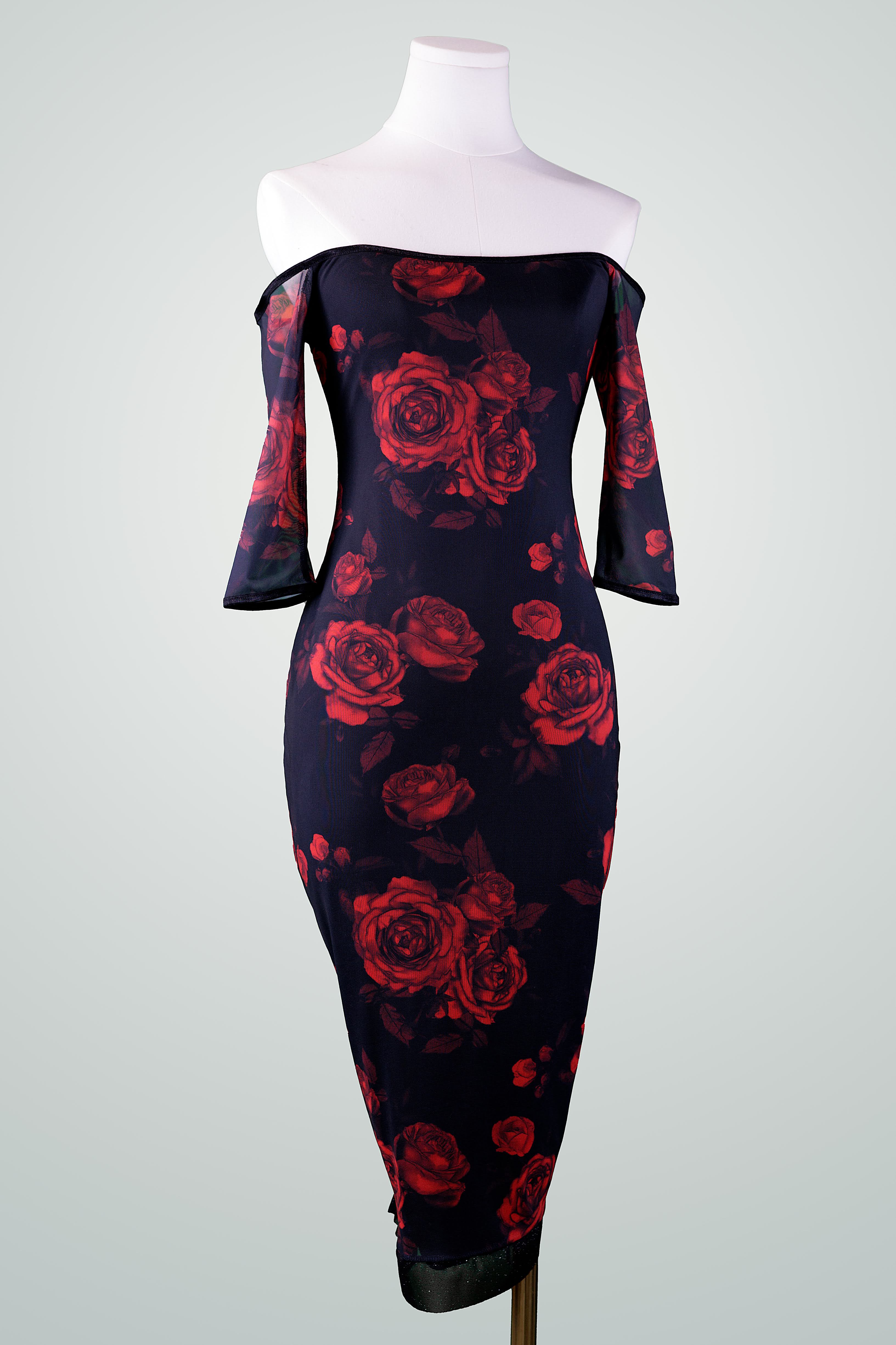 Tango Rosa Off Shoulder Dress