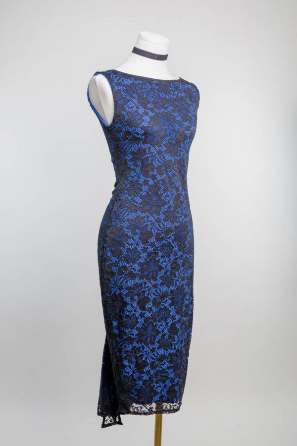 Agata Black Lace Dress