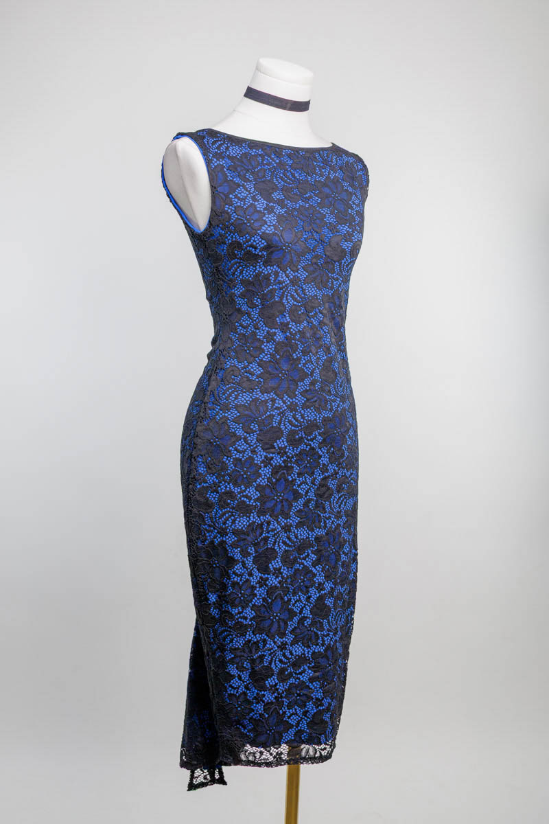 Agata Black Lace Dress