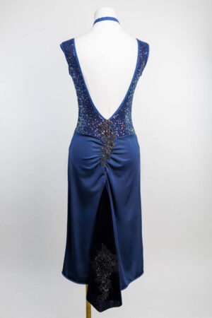 Navy Sequin Showcase Dress