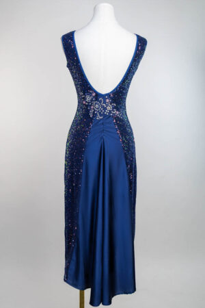 Divina Sequin Blue Dress