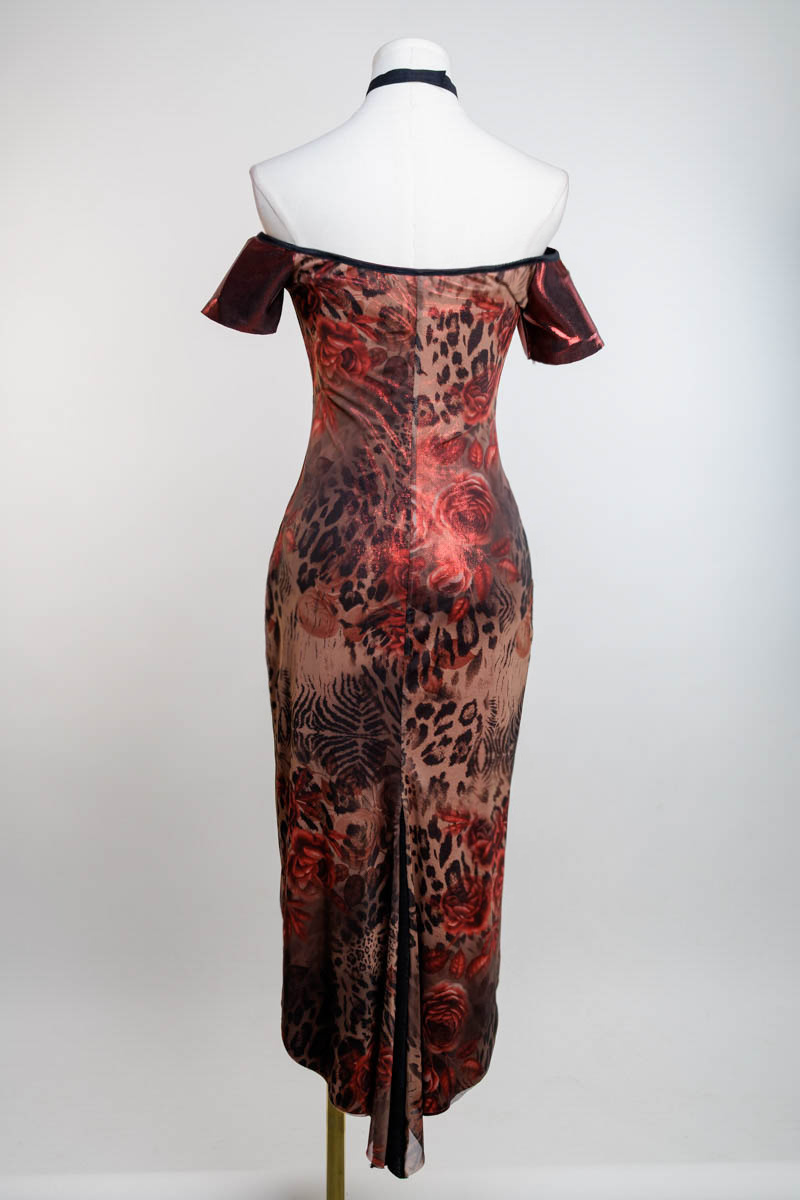 Shine On Animal Print Dress - Image 3