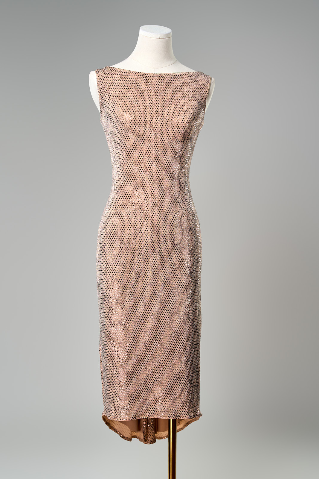 Metallic Animal Print Dress - Image 2