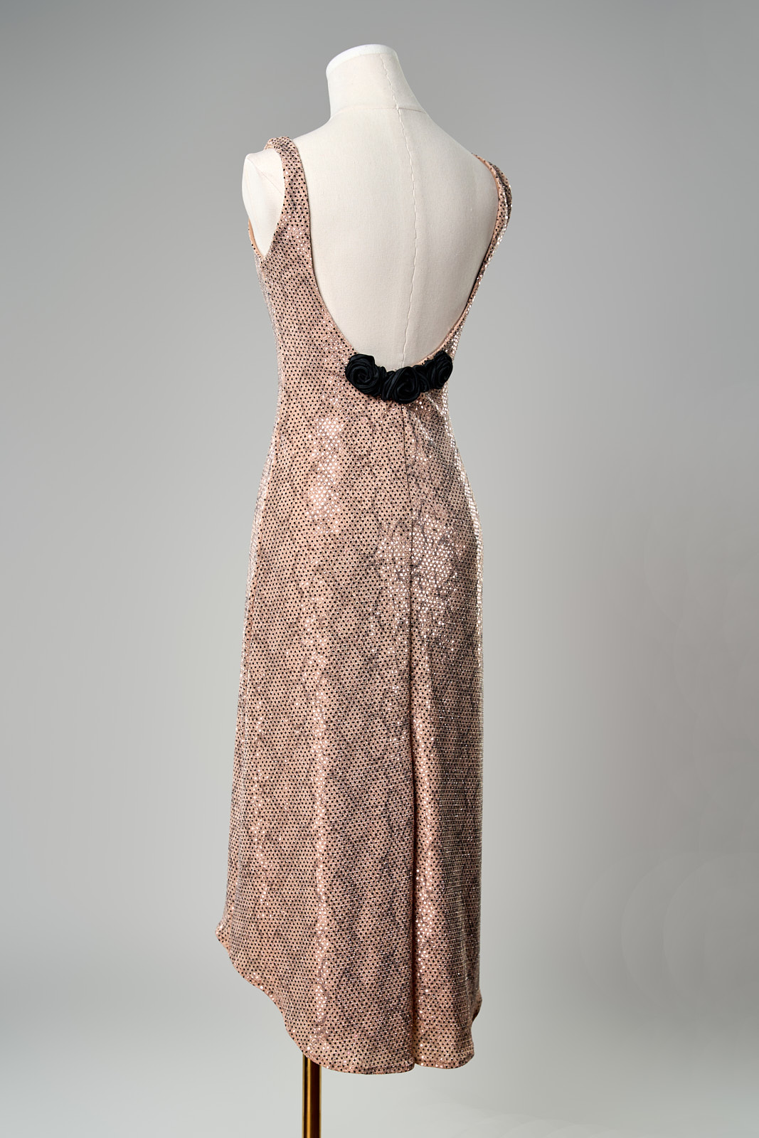 Metallic Animal Print Dress